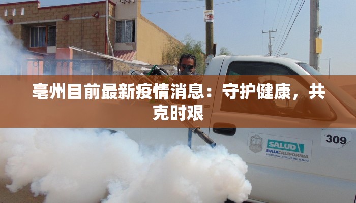 亳州目前最新疫情消息：守护健康，共克时艰