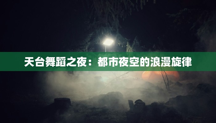 天台舞蹈之夜:都市夜空的浪漫旋律 天台舞蹈之夜:都市夜空的浪漫旋律